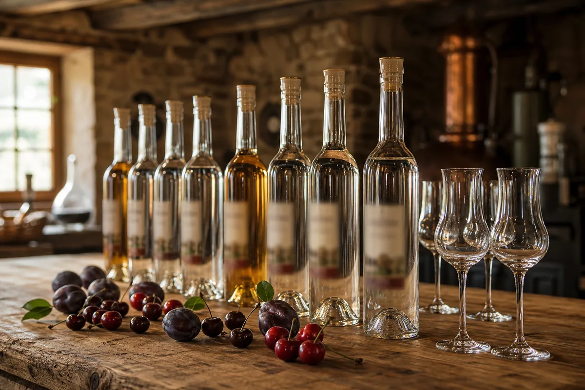 Eaux-de-vie d'Alsace : kirsch, quetsche et mirabelle