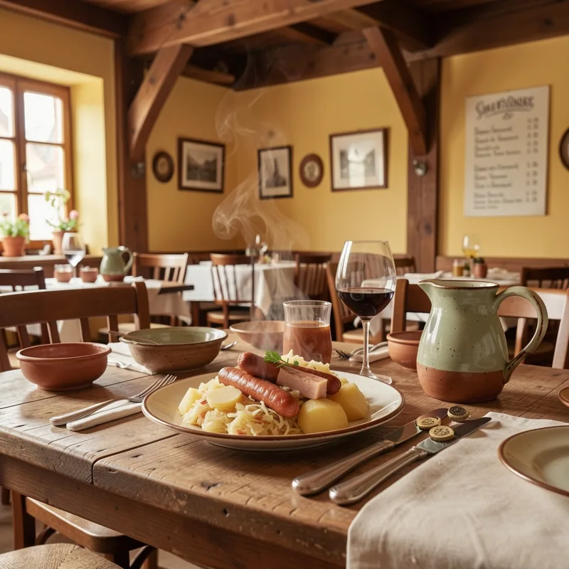 La gastronomie strasbourgeoise : spécialités, winstubs et terroir alsacien