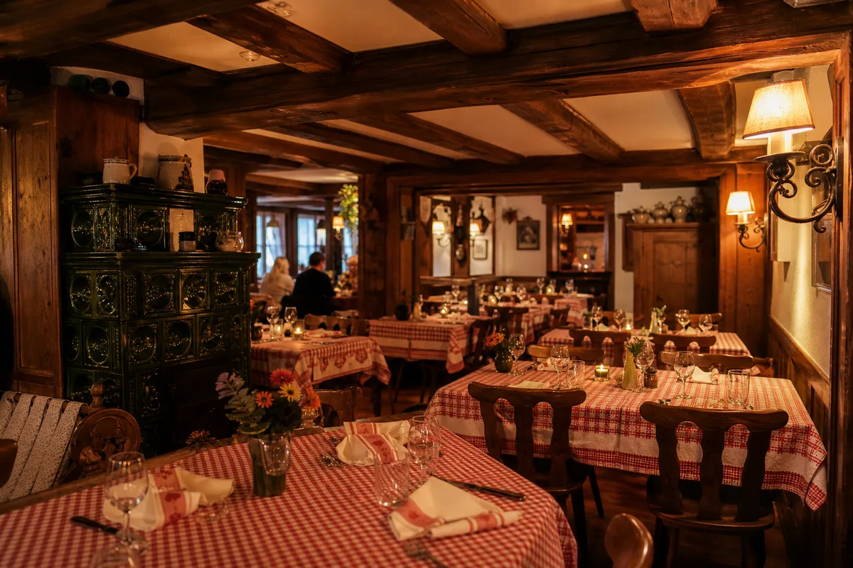 Restaurant traditionnel en Alsace : winstub et plats