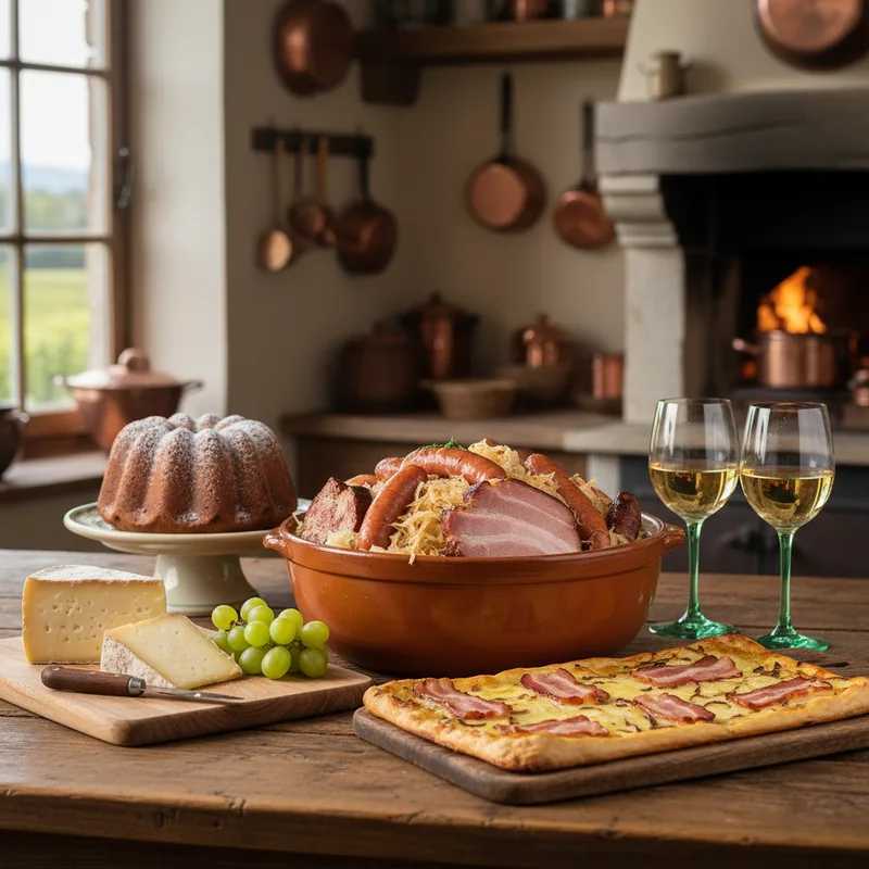 Spécialité alsacienne : plats typiques et desserts à goûter